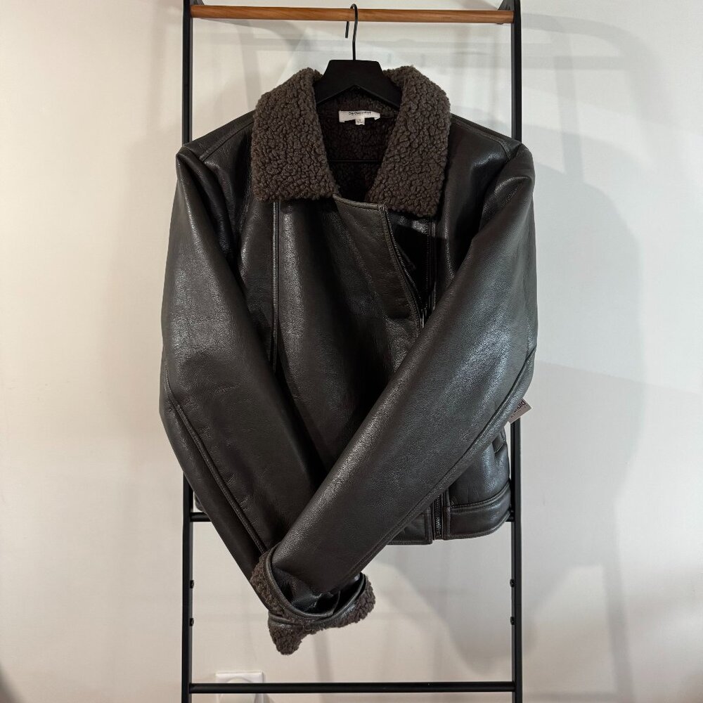 Splendid Leather Bomber Jacket